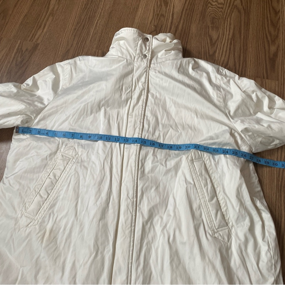 London Fog Sport  Ivory Jacket Women's Size 2X Zip And Snap Front - Picture 3 of 16